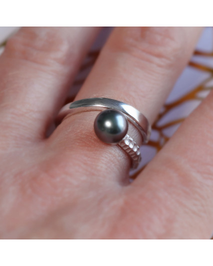 BAGUE Ouverte NEA - Argent 950/00